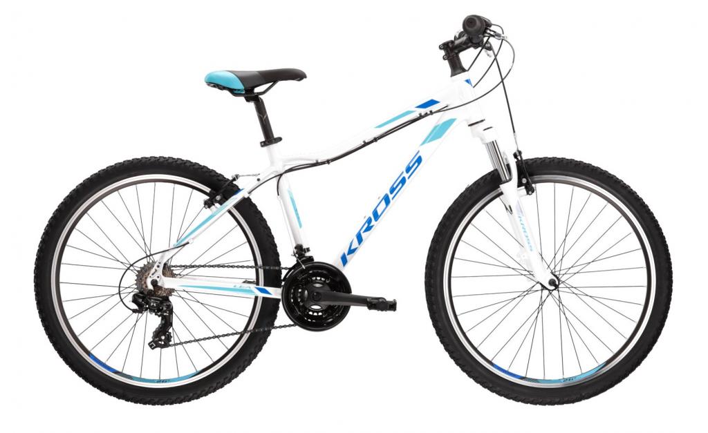 Bicykel Kross Lea 1.0 26" - Tyrkys/White 2023 S 17