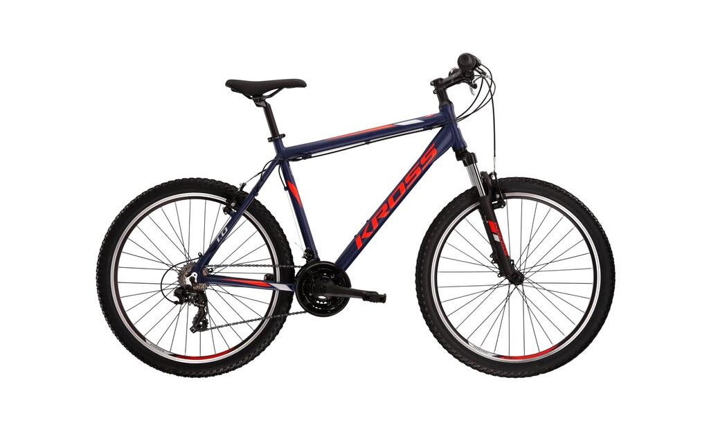 Bicykel KROSS Hexagon 1.0 26" 2023, black/red, S (17") 