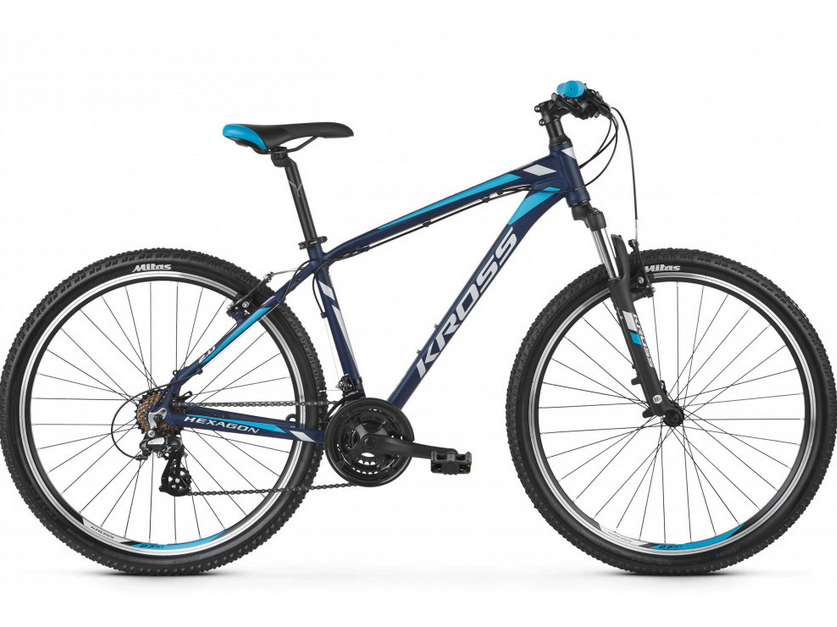 Bicykel Kross Hexagon 2.0 27,5" modrá- 2021 L (21")