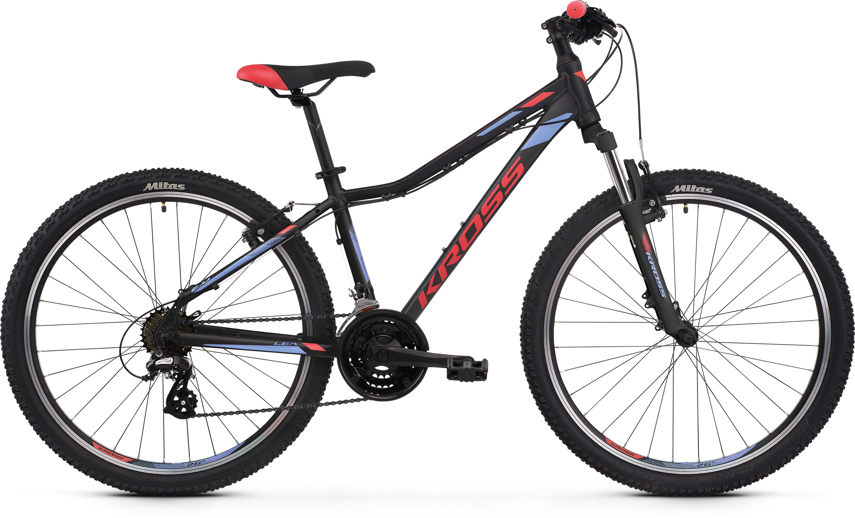 Bicykel Kross Lea 2.0 2022 27,5 Matt/Black/Losos S 17