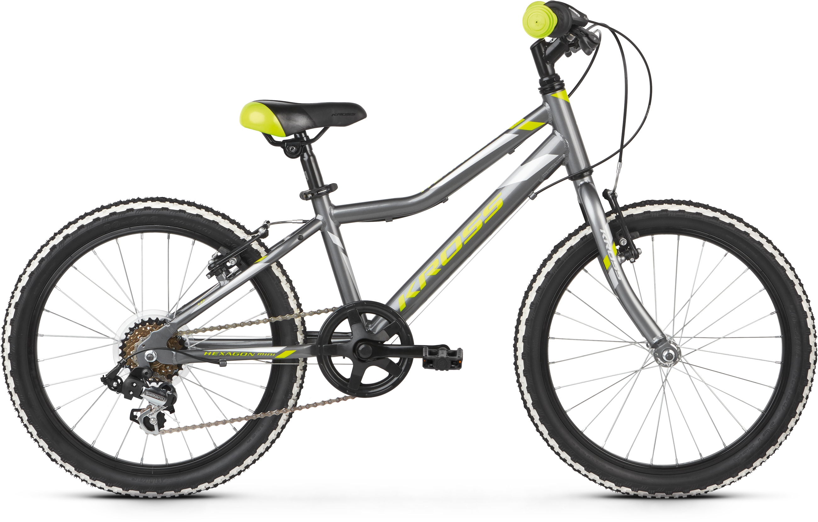 Bicykel Kross Hexagon Mini 1.0 2022 šedá/zelená