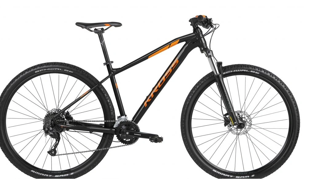 Kross Level 1.0 2023 16 palcovBlack-Orange glossy 29"