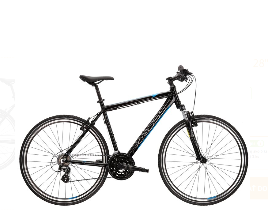 Bicykel KROSS Evado 2.0 28" 2023, black/blue gloss, S (17") 